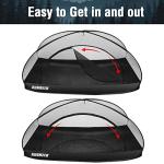L RUNNZER Single Pop up Portable Mosquito Camping Net Tent, Mosquito Tent for Outdoor Traveling Camping for Backyard