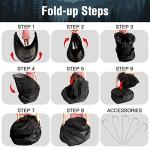 L RUNNZER Single Pop up Portable Mosquito Camping Net Tent, Mosquito Tent for Outdoor Traveling Camping for Backyard