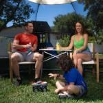 Screen House Mesh Tent, 10 x10 FT Pop Up Outdoor Gazebo with Sun Shade Mosquito Net for Backyard Garden, Beige