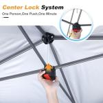 ABCCANOPY Pop Up Gazebo 13x13 - Outdoor Canopy Tent with Mosquito Netting for Patio Garden Backyard(Gray)