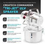 Createch Commander Tri Jet ULV Sprayer Non Thermal Cold Indoor and Outdoor Professional Fogger Machine