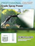 SideKing 2 Gallon Battery Powered Garden Sprayer, Powful Electric Backpack Sprayer, Water Pump Sprayers for Weed, Lawn, Yard, Pesticide, Plant, Fertilizer, Plant, Herbicide, Watering, Cleaning