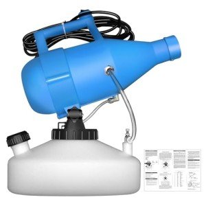 ZFULVO 4.5L(1.2Gallon) Portable Electric ULV Fogger Sprayer, 26-32ft Spraying Distance Atomizer Mist Rate 150-260ml/min Cold Fogger Machine, for Home,Hotel,Church,School,Lawn,Yard,Garden