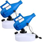 2 Pcs 4.5L (1.2 Gallon) Electric ULV Portable Fogger Sprayer Machine Capacity Fogger Machine Mist Cold Spraying Distance 30 ft for Home School Yard