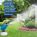 2 Pcs 4.5L (1.2 Gallon) Electric ULV Portable Fogger Sprayer Machine Capacity Fogger Machine Mist Cold Spraying Distance 30 ft for Home School Yard