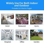 4.5L (1.2 Gallon) Electric ULV Portable Fogger Sprayer Machine Cold Fogger Machine Spraying Distance 30ft for Home,Hotel,Church,School,Yard