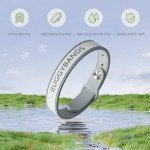 Mosquito Repellent Bracelets, 2 Pack Silicone Mosquito Repellent Bands with DEET Free, Natural & Waterproof Bug Wristbands for Kids and Adults, Outdoor Traveling Protection (Black&Grey)