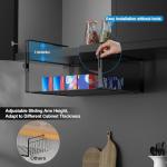 AmonHouseware 2-Pack Adjustable Under Shelf Organizers