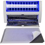 Awoco LED 13W 100V-240V Wall Mount Sticky Fly Trap Lamp for Capturing Flies, Mosquitoes, Moths and Flying Insects (Fly Trap + 6 Glue Boards)