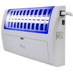 Awoco LED 13W 100V-240V Wall Mount Sticky Fly Trap Lamp for Capturing Flies, Mosquitoes, Moths and Flying Insects (Fly Trap + 6 Glue Boards)