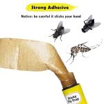 Stingmon 40 Pack Sticky Fly Trap Indoor, Fly Traps Outdoor Hanging, Fruit Fly Trap, Fly Strips Fly Tape Fly Killer Fly Catcher Fly Paper Fly Ribbon, Flying Insect Trap for Bug, Gnat, Insect, Mosquito