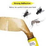 40 Pack Fruit Fly Traps for Indoor, Fly Traps Outdoor, Sticky Fly Trap Strips Tape Killer Catcher Paper Ribbon, Flying Insect Trap for Bug, Gnat, Insect, Pest, Mosquito