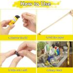 40 Pack Fruit Fly Traps for Indoor, Fly Traps Outdoor, Sticky Fly Trap Strips Tape Killer Catcher Paper Ribbon, Flying Insect Trap for Bug, Gnat, Insect, Pest, Mosquito