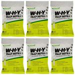 RESCUE! Non-Toxic Wasp, Hornet, Yellowjacket Trap (WHY Trap) Attractant Refill - 2 Week Refill - 6 Pack