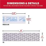 Catchmaster Window Fly Traps 12-Pack, Fruit Fly Traps for Indoors, Disposable Bulk Bug Catcher, Waterproof Insect Glue Trap, Adhesive Strips, Pet Safe Pest Control for Home, Kitchen, & Garage