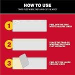 Catchmaster Window Fly Traps 12-Pack, Fruit Fly Traps for Indoors, Disposable Bulk Bug Catcher, Waterproof Insect Glue Trap, Adhesive Strips, Pet Safe Pest Control for Home, Kitchen, & Garage