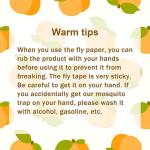 40 Pack Fruit Fly Traps for Indoor, Fly Traps Outdoor, Sticky Fly Trap Strips Tape Killer Catcher Paper Ribbon, Flying Insect Trap for Bug, Gnat, Insect, Pest, Mosquito