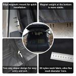 PSLER Windshield Sunshade Screen, Car Tailgate Mosquito Net Rear Magnetic Mount Car Sunshade Anti-Flying Net Cargo Nets Trunk Ventilation Mesh for Most Models MPV SUV for Camping (Size XL)