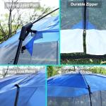 ALPHA CAMP 13 x 9 Ft Screen Tent Screen House Room Camping Tent Outdoor Mesh Net Wall Camping Canopy Sun Shade Tent Shelter Gazebos for Backyard Patios Outdoor Beach Camping Hiking Parties Activities