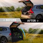 PSLER Windshield Sunshade Screen, Car Tailgate Mosquito Net Rear Magnetic Mount Car Sunshade Anti-Flying Net Cargo Nets Trunk Ventilation Mesh for Most Models MPV SUV for Camping (Size XL)