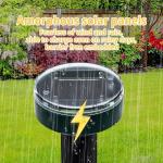 10-Pack Mole Repellent Outdoor Ultrasonic Solar Powered Waterproof for Lawns Gardens Yards Effective Against Snakes Sonic Spikes Stakes Chaser and Moles Gophers Voles