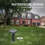 Mole Repellent Solar Powered 4 Pack,Snake Vole Repellent Outdoor, Gopher Repeller Ultrasonic Solar Powered for Lawn Garden Waterproof, Sonic Mole Spikes,Get Rid of Moles Groundhog Chipmunk Repellent