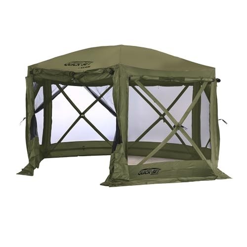 CLAM 12.5 ft pop up screen tent with wind panels