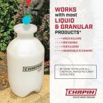 Chapin 20002 Made in USA 2 -Gallon Lawn and Garden Pump Pressured Sprayer, for Spraying Plants, Garden Watering, Lawns, Weeds and Pests, Translucent White