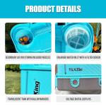 SideKing Battery Powered Backpack Sprayer 4 Gallon, 0-100 PSI Adjustable Pressure Sprayer Compatible with Makita 18V Battery, Electric Sprayer with Wand, 5 Nozzles, 2.6Ah Battery&Charger Included