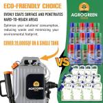 Electric ULV Fogger Machine 10L Backpack Fogger Sprayer- Disinfectant Fogger, Commercial Bug Sprayer, Mosquito, Disinfecting Mold, Insecticide fogger for Indoor Outdoor Garden Home, Hotels