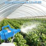 Electric Fogger Machine, Portable Handheld ULV Fogger Sprayer Mist Cold Spraying Atomizer for Home School Yard Outdoors (US Plug 110V)