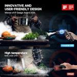 COLBOR CF5 Portable Fog Machine, 40W Mini Handheld Smoke Machine for Photography with Remote Control, Small Fogger Haze Maker for Indoor Outdoor Halloween Party Cosplay, Rechargeable Fog Machine