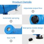 Electric Fogger Machine, Portable Handheld ULV Fogger Sprayer Mist Cold Spraying Atomizer for Home School Yard Outdoors (US Plug 110V)