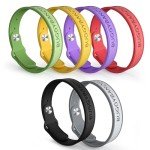 BuggyBands Mosquito Repellent Bracelets, 6 Pack Silicone Mosquito Repellent Bands with DEET Free, Natural & Waterproof Bug Wristbands for Kids and Adults, Outdoor Traveling Protection