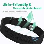 BuggyBands Mosquito Repellent Bracelets, 6 Pack Silicone Mosquito Repellent Bands with DEET Free, Natural & Waterproof Bug Wristbands for Kids and Adults, Outdoor Traveling Protection