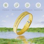 BuggyBands Mosquito Repellent Bracelets, 6 Pack Silicone Mosquito Repellent Bands with DEET Free, Natural & Waterproof Bug Wristbands for Kids and Adults, Outdoor Traveling Protection