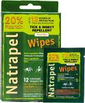 Natrapel Picaridin Insect Repellent Wipes – 12 Hour Bug Repellent Travel Wipes Repel Mosquitoes, Ticks & More