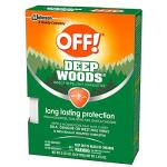 OFF! Deep Woods Mosquito and Insect Repellent Wipes, Long Lasting, 12 Individually Wrapped Wipes (2)