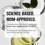 Quitch Geraniol Bug Balm, Bug Spray Alternative Travel Size Repellent, DEET Free Mosquito Shield for Kids, Natural Travel Size Mosquito Repellent Wipes Alternative Balm for Babies, Made in The USA