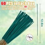 60 Pcs Natural Mosquito Repellent Outdoor Patio, Citronella Oil Mosquito Incense Sticks Plant-Based Bug Repellent for Patio Camping Fishing Backyard Travel Mosquito Control