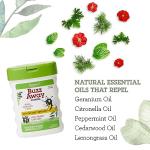 Quantum Health Buzz Away Extreme Towelettes - DEET-free Insect Repellent Wipes, Essential Oils - Pop Up Dispenser, Small Children and Up, 25 Count