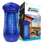 Livin’ Well Blue Bug Zapper Indoor Outdoor - 4000V High Powered Electric Mosquito Zapper Home Patio, 1,500 Sq Ft Range Fly Trap,18W UVA Bulb Mosquito Killer Lamp Insect Bug Light