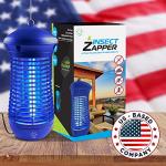 Livin’ Well Blue Bug Zapper Indoor Outdoor - 4000V High Powered Electric Mosquito Zapper Home Patio, 1,500 Sq Ft Range Fly Trap,18W UVA Bulb Mosquito Killer Lamp Insect Bug Light