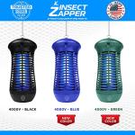 Livin’ Well Blue Bug Zapper Indoor Outdoor - 4000V High Powered Electric Mosquito Zapper Home Patio, 1,500 Sq Ft Range Fly Trap,18W UVA Bulb Mosquito Killer Lamp Insect Bug Light