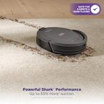 Shark Navigator Robot Vacuum with SmartPath Navigation and Self-Cleaning Brushroll, Powerful Suction, Pet Hair Pickup, Anti-Hair Wrap, for Carpets & Hard Floors, Steel Grey, RV2110