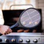 Black Flag 2-Pack Electric Bug Zapper Rackets – Mosquito & Fly Swatter, Battery Operated (Black)