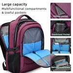 DUSLANG 17 in Water‑Resistant Laptop Backpack Rose