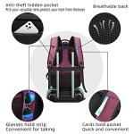 DUSLANG 17 in Water‑Resistant Laptop Backpack Rose