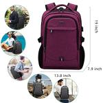 DUSLANG 17 in Water‑Resistant Laptop Backpack Rose