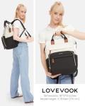 LOVEVOOK 17.3 in Waterproof Women Laptop Backpack